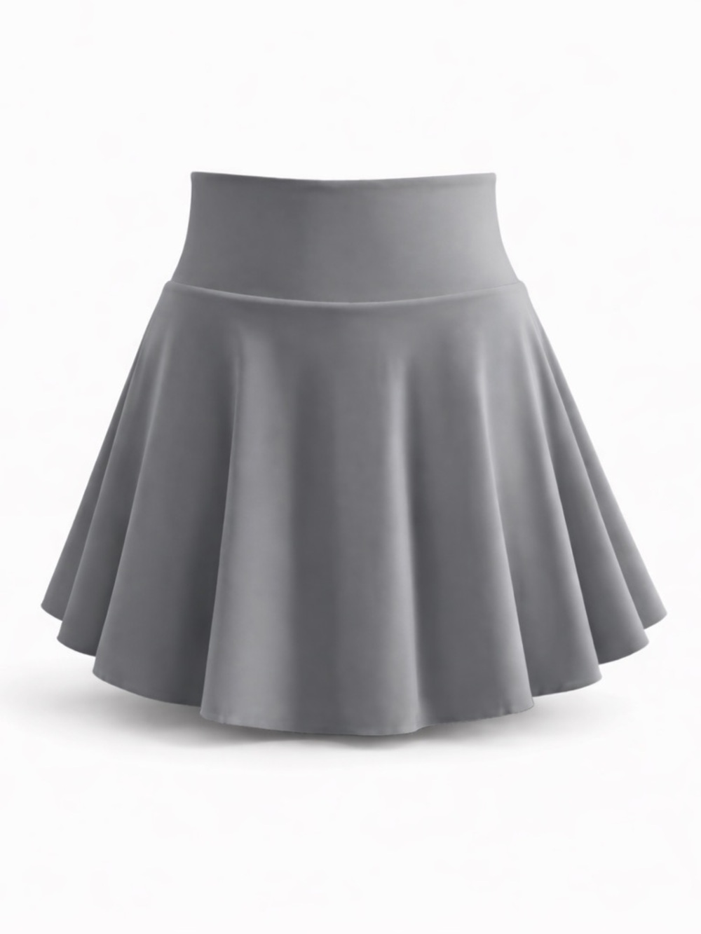 Gray Skater Skirt 🩶 SIZE SMALL | High Waist Flowy | Hidden Pocket | NEW